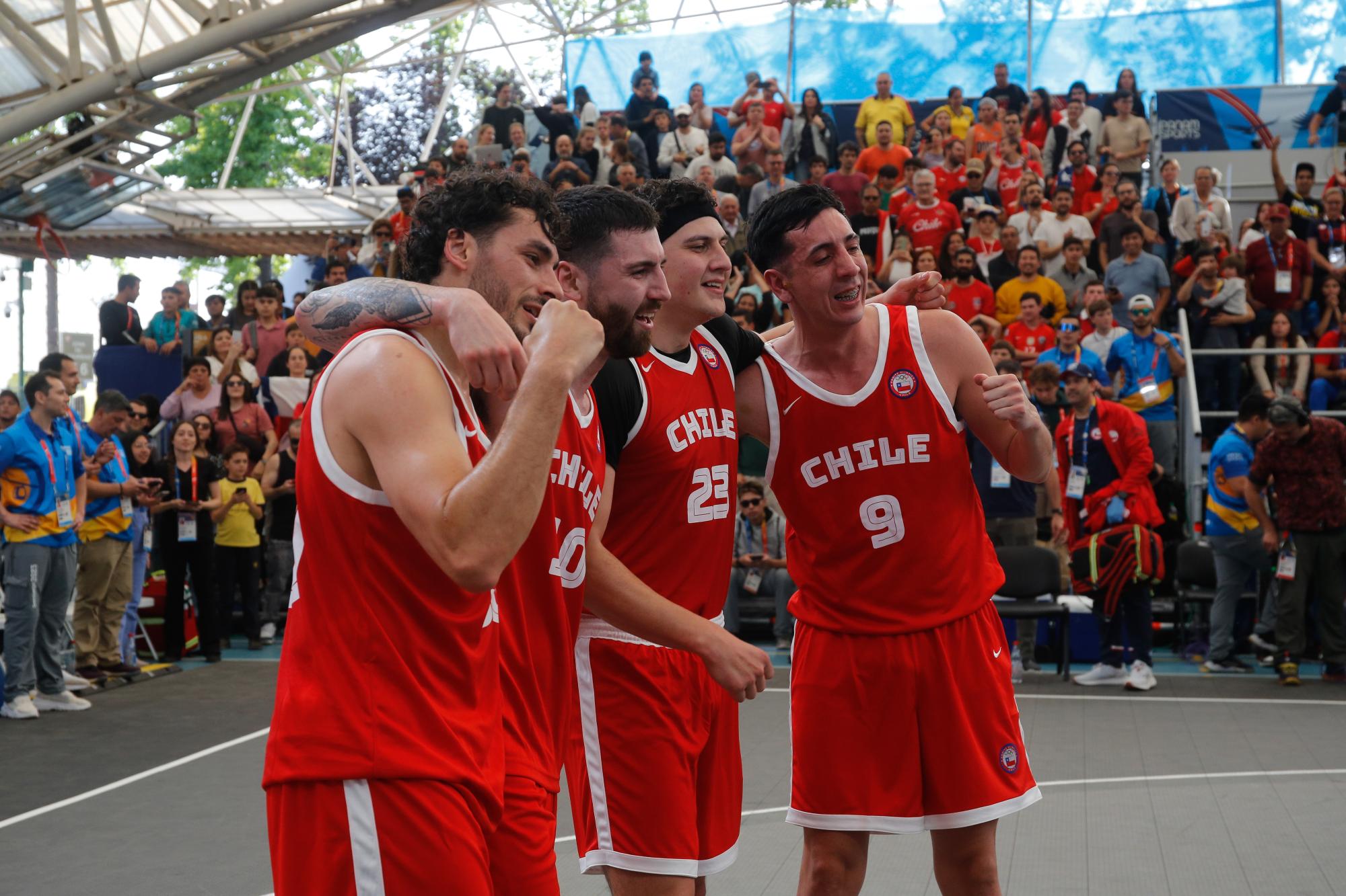 Basquete Masculino 3x3 começa com tudo em Santiago 2023 - Surto Olímpico