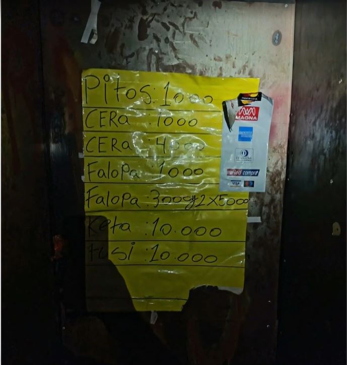 T13 - 'Lista de precios' en punto de venta de droga en Pudahuel