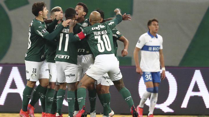 Universidad Católica eliminada de la Copa Libertadores 2021 por Palmeiras.