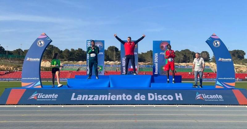 Lucas Nervi logró el único oro para el Team Chile en los Iberoamericanos realizados en España.