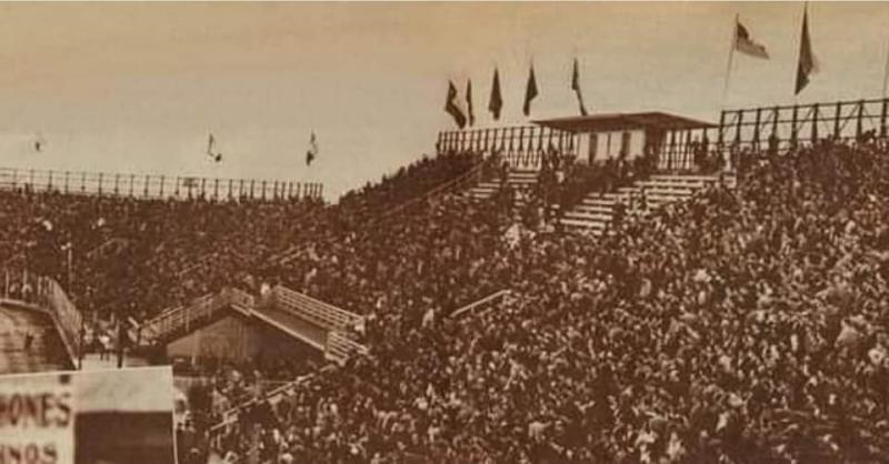 El estadio Ferroviario era uno de los recintos más grandes hasta bien entrada la década del 1970