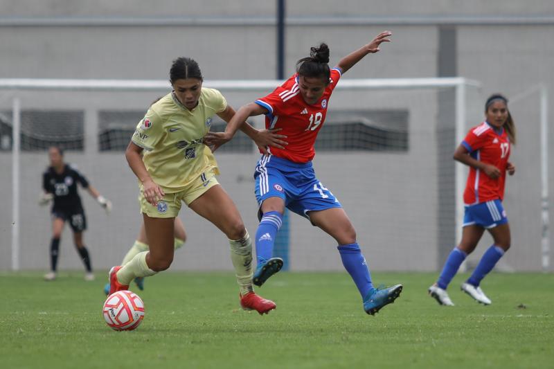 El combinado nacional cayó ante Club América (Créditos: La Roja)