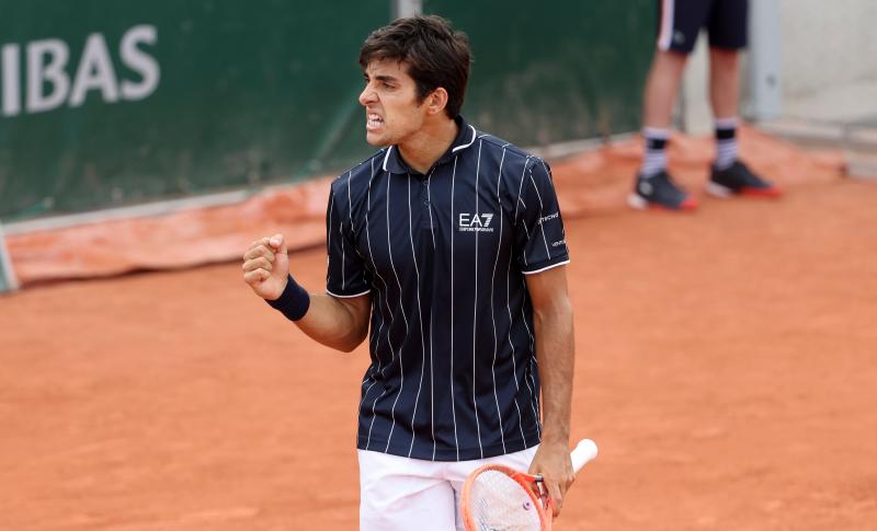 Cristian Garin en Roland Garros