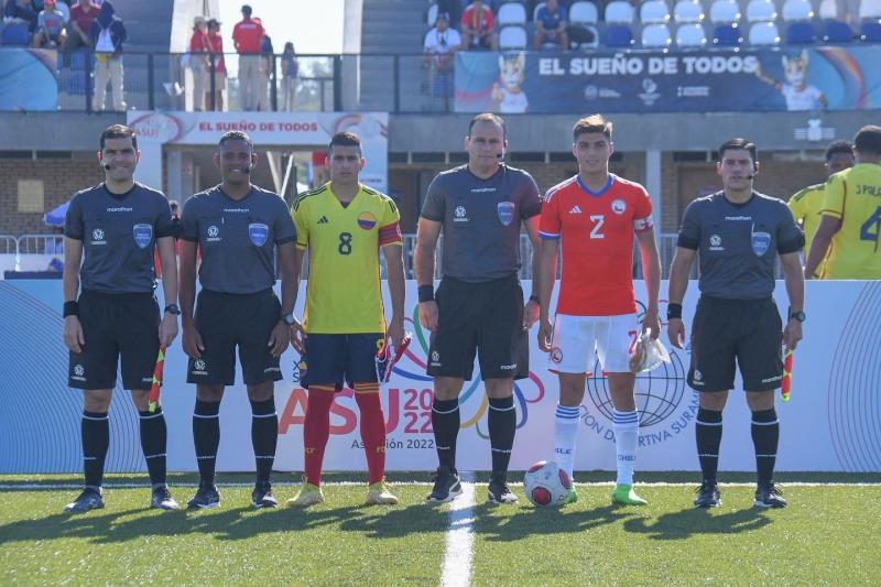 La Roja Sub-20 no pudo con Colombia en los Juegos Odesur.