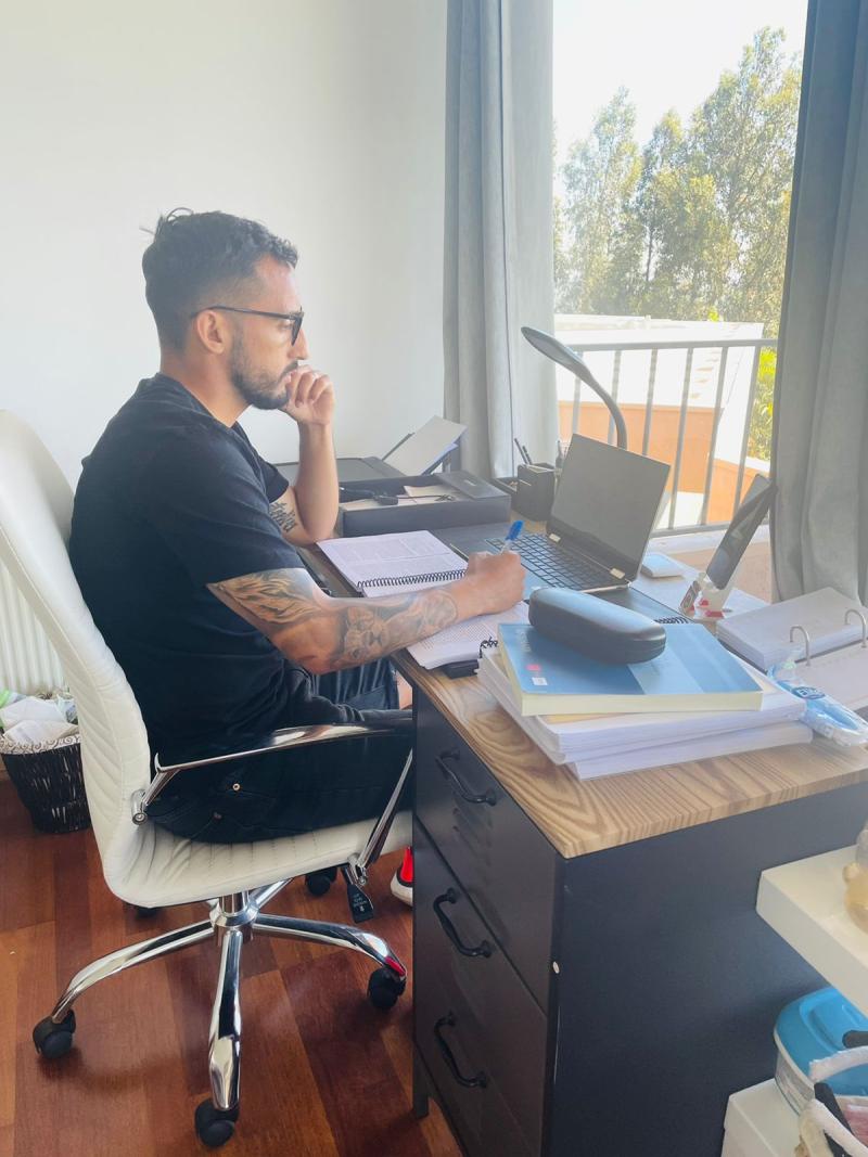 De la Fuente lleva un año y medio cursando la carrera de Derecho