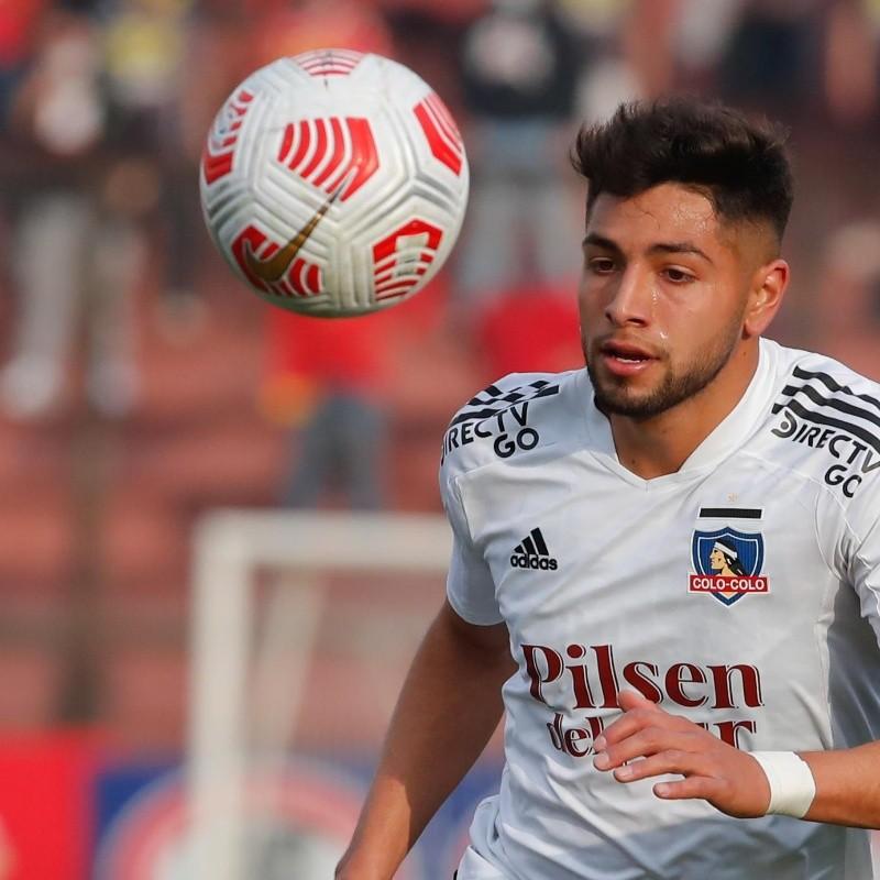 Jeyson Rojas lleva 10 partidos jugados en Colo Colo durante esta temporada.