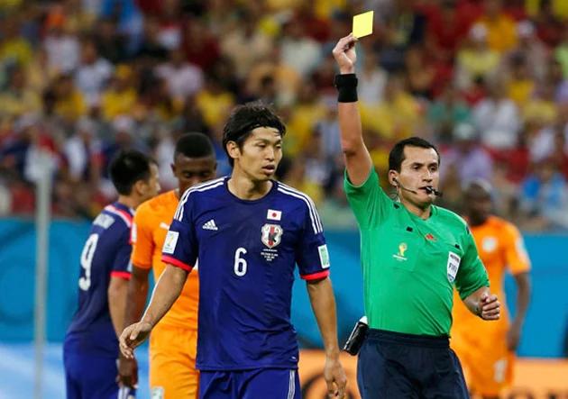 Uno de los representantes de los árbitros chilenos en el Mundial: Enrique Osses en Brasil 2014