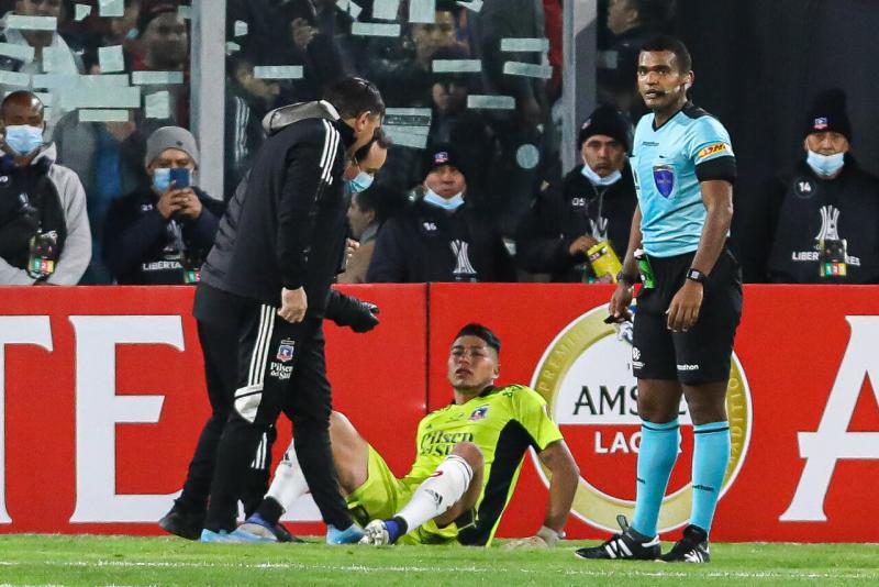 Brayan Cortés sufrió una lesión en el menisco interior de la rodilla derecha. Imagen: Agencia Uno.