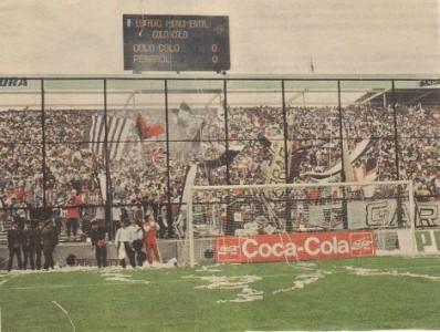 El estadio de Colo Colo en su inauguración, en 1975.