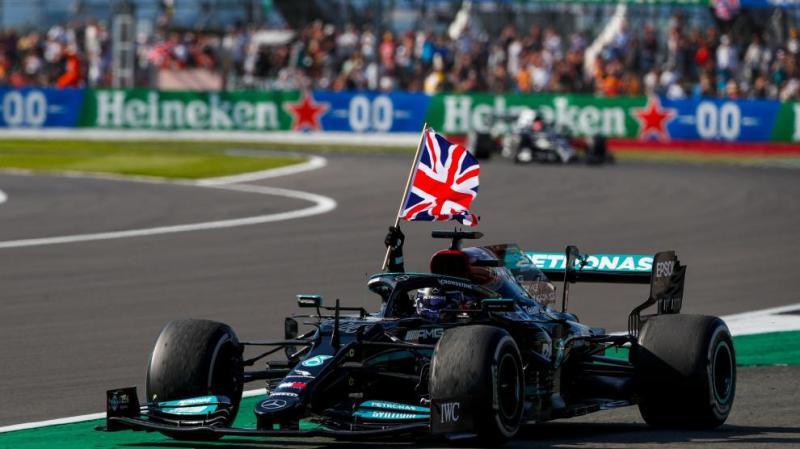 Hamilton ha ganado ocho veces Silverstone. De repetir este domingo, se convertirá en el único piloto en la historia en haber ganado nueve veces un Gran Premio.