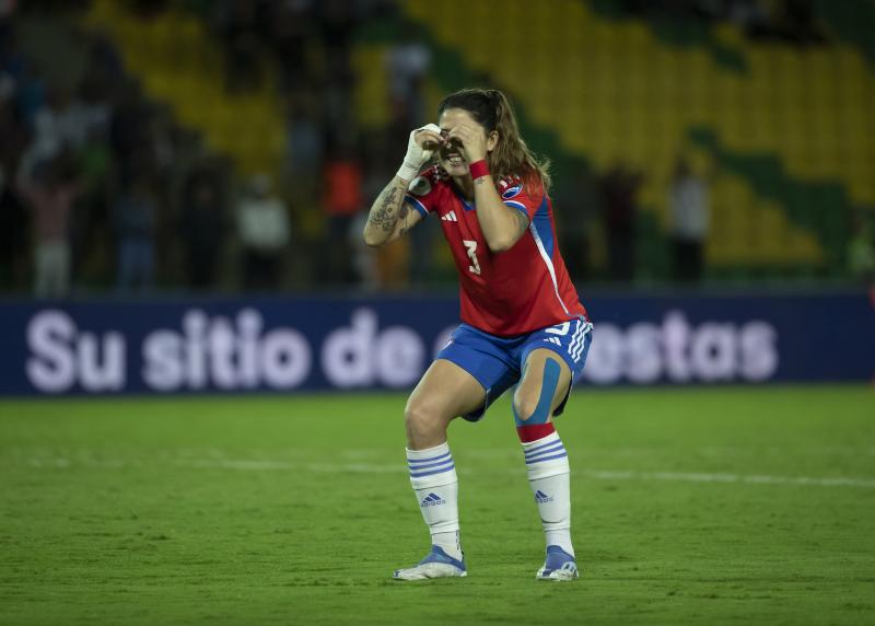 Carla Guerrero festejó la clasificación al repechaje mundialista.