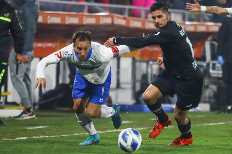 José Pedro Fuenzalida en la caída de la UC ante Palestino