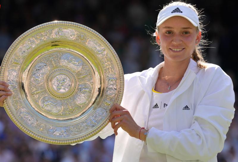 Elena Rybakina dio la gran sorpresa en Wimbledon.