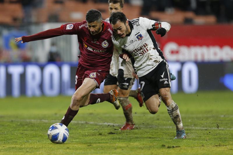 Rodrigo Brito en el partido de La Serena vs Colo Colo.