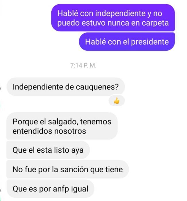 Captura de pantalla de Messenger