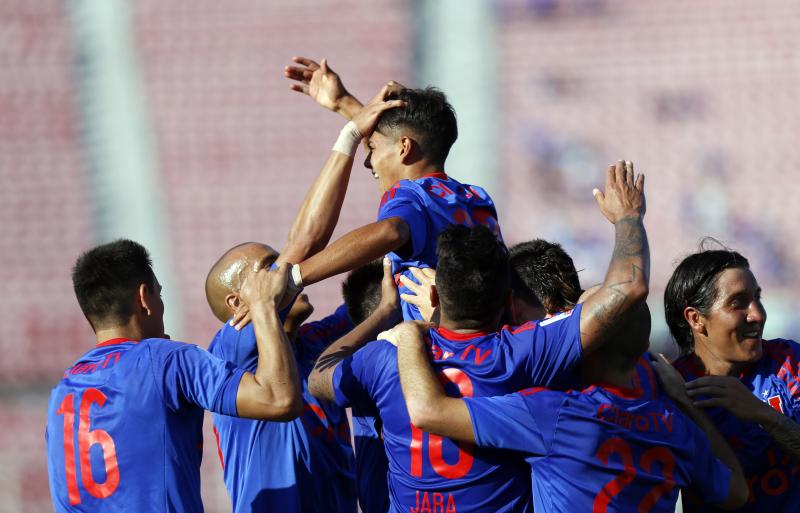 Yerko Leiva debutó con un gol en Universidad de Chile (Agencia Uno)