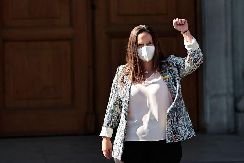 Alexandra Benado, ministra del deporte.