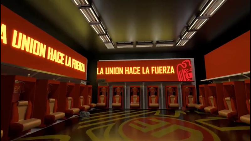 Así quedarían los camarines de Santa Laura con la propuesta de remodelación del campo de Independencia