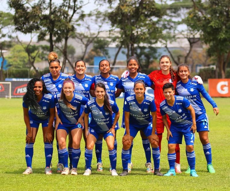 Nicole Mariñelarena fue titular en el último partido de la liga ecuatoriana. Imagen: Instagram Nicole Mariñelarena.