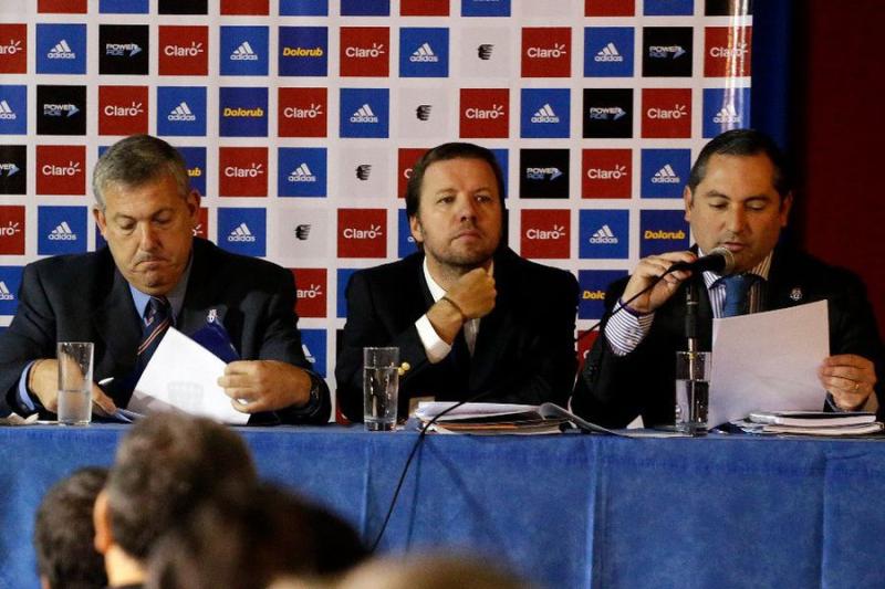 Jose Joaquín Laso junto a Carlos Heller y Cristian Aubert. El abogado le mandó un mensaje a Michael Clark.