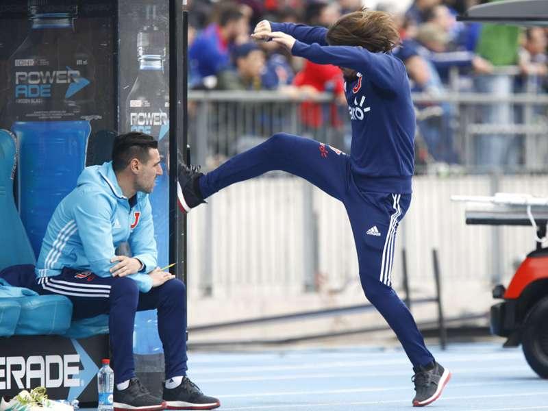 La imagen de Sebastián Beccacece pateando un refrigerador marcó el último triunfo de la UC ante la U en el Estadio Nacional.