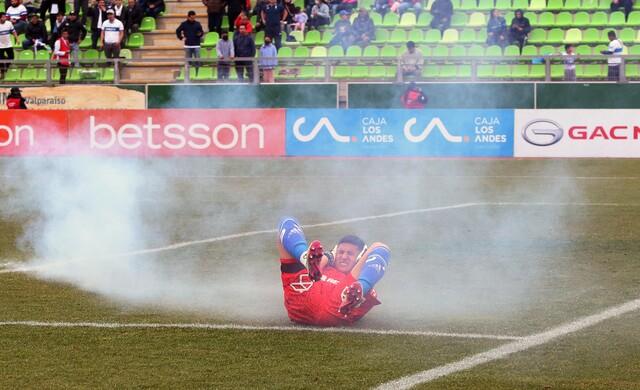 Martin Parra, portero de la 'U' que fue victima de la violencia en el clásico frente a la UC.