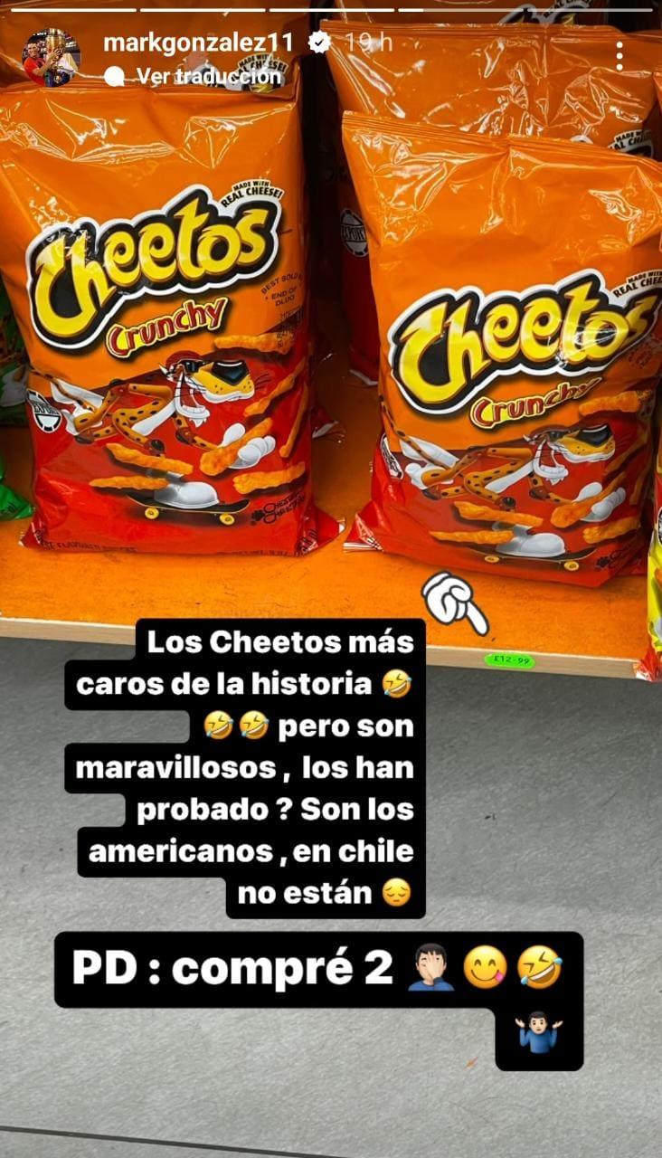 Los Cheetos de Mark González.