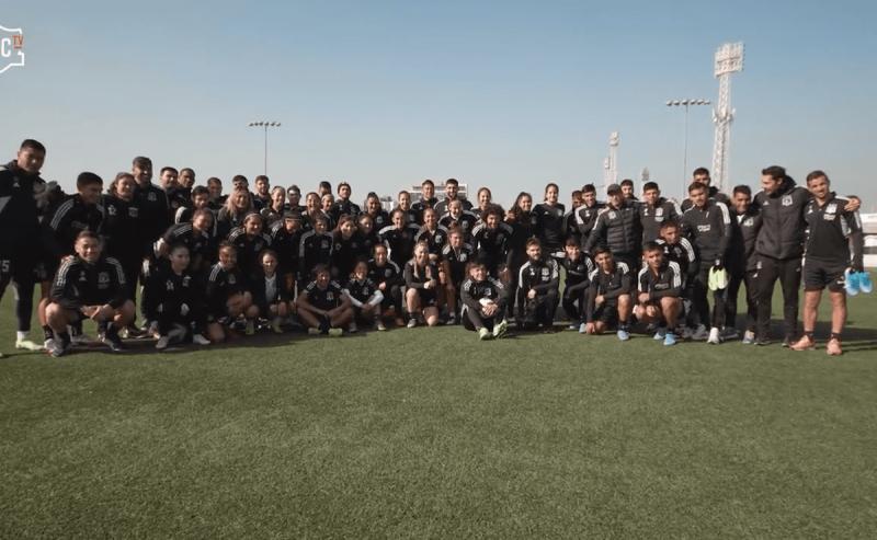 Colo Colo femenino y masculino han tenido entrenamientos mixtos.