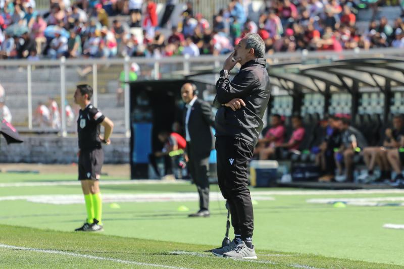 Pablo Marini en su último partido como DT de Club Deportes La Serena (Agencia Uno)