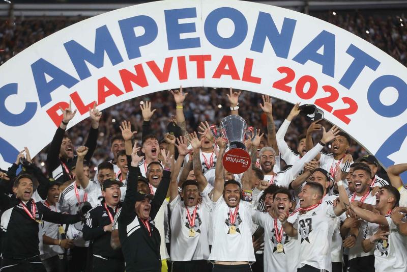 Colo Colo festejó el título en el estadio Monumental. Imagen: Agencia Uno.