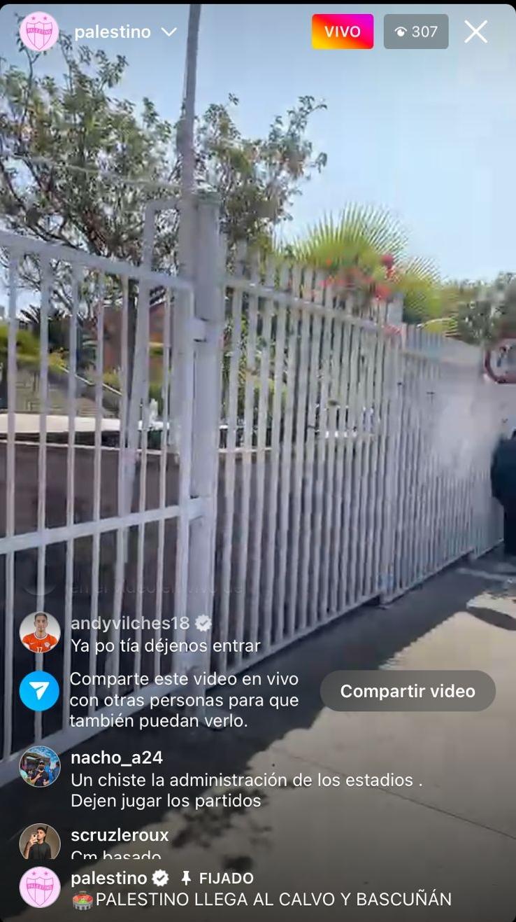 Andrés Vilches, delantero de Palestino