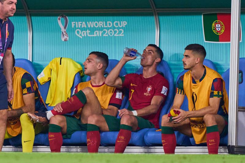 Cristiano Ronaldo estalló de furia luego de que imitaran su celebración.