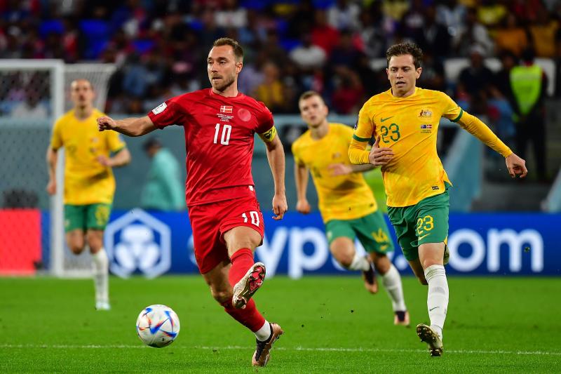 Australia vs. Dinamarca en el Mundial