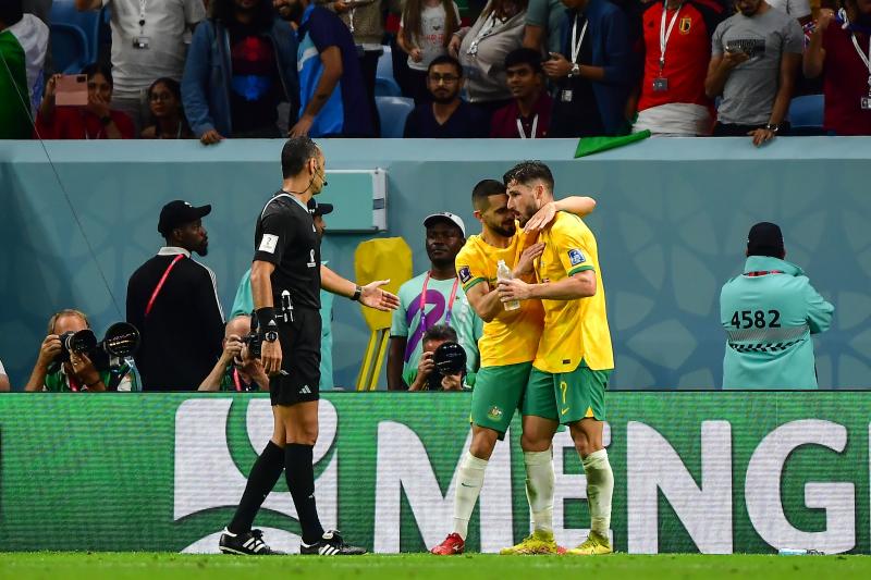 Australia vs. Dinamarca en el Mundial