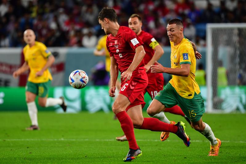 Australia vs. Dinamarca en el Mundial