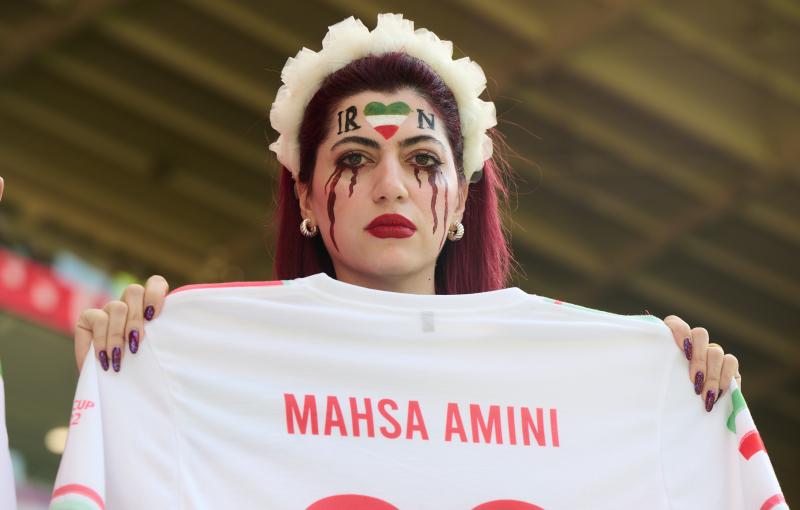 Las protestas sobre Mahsa Amini aparecieron en el Gales-Irán en el Mundial