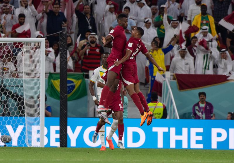 Catar anotó su primer gol en un Mundial en Catar 2022