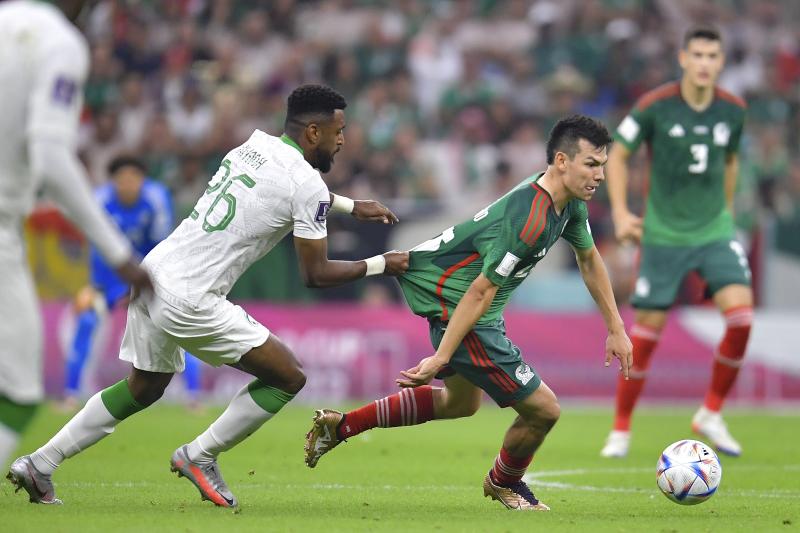 Arabia Saudita vs México, Mundial Catar 2022 (Photosport)