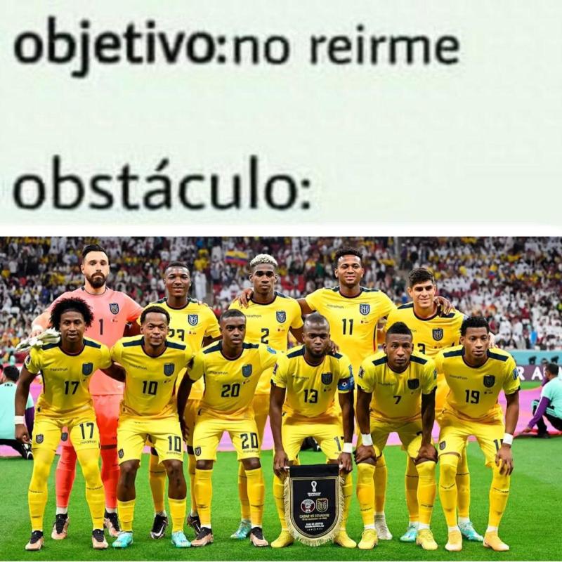 Memes por la eliminación de Ecuador en el Mundial.