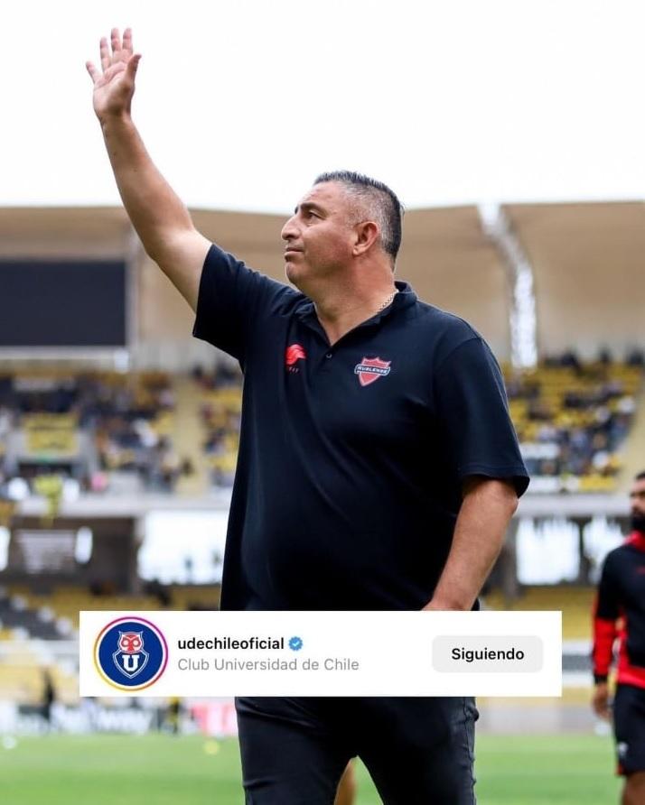 El guiño de Jaime García ilusionó a los fanáticos de Universidad de Chile.