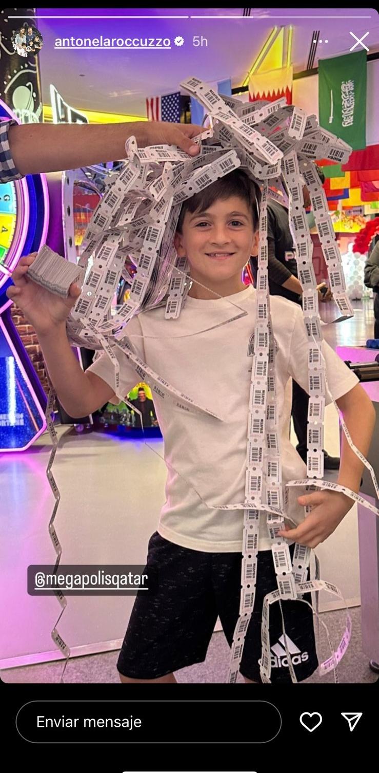 Thiago Messi se llevó el premio mayor en Catar.