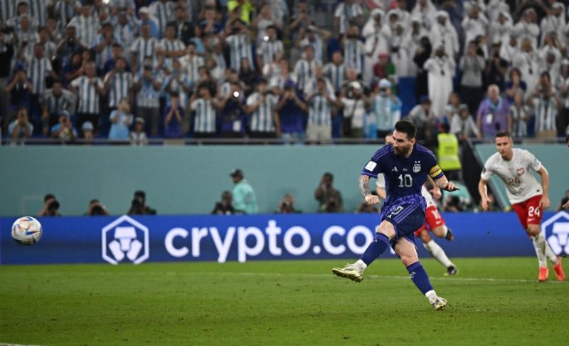 Penal fallado de Lionel Messi ante Polonia (REUTERS)