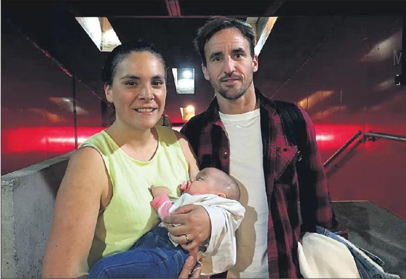 José Pedro Fuenzalida y su familia.