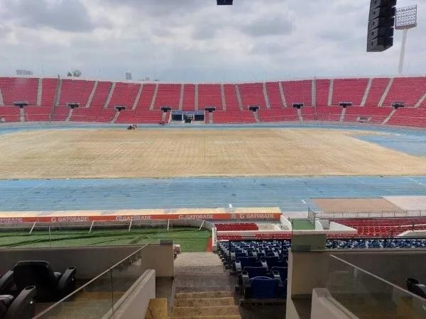 Así luce la cancha del Estadio Nacional
