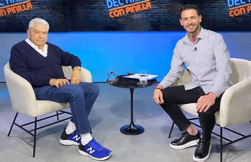 Mauricio Pinilla con Don Francisco.