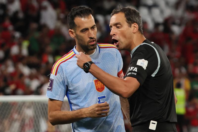 Sergio Busquets se retira de la selección española tras el Mundial Catar 2022. (AFP)