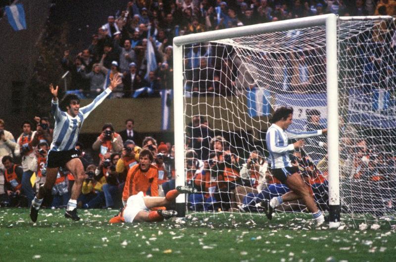 Daniel Bertoni fue Campeón del Mundo tras ganar el Mundial de 1978. Imagen: AFP.