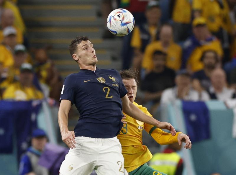 Benjamin Pavard fue marginado de la Selección Francesa. Imagen: Reuters.
