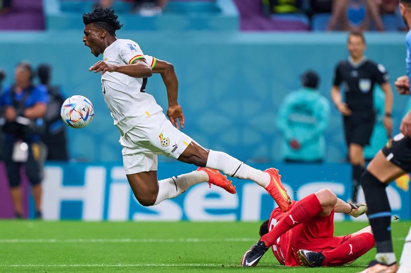 Así fue el penal que le cobraron a Ghana ante Uruguay en el Mundial Catar 2022