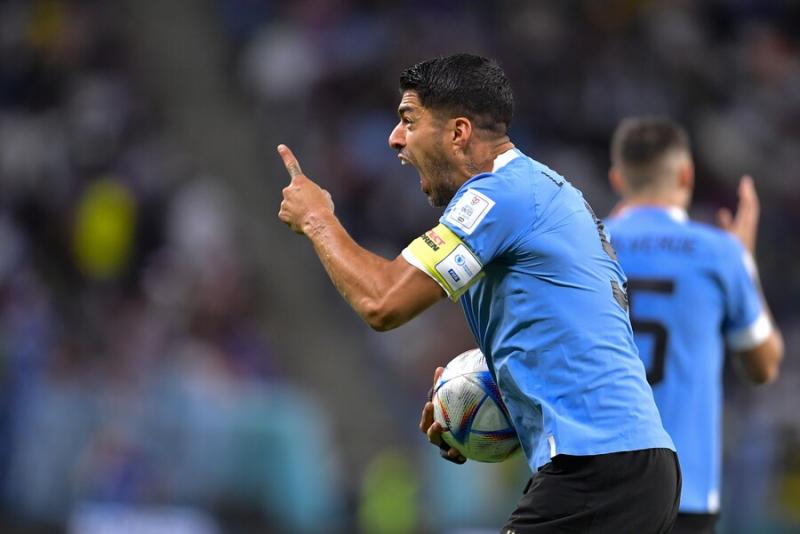 Luis Suárez disputó el Mundial de Catar 2022. Imagen: Photosport.